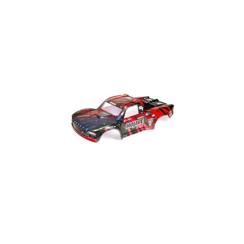 ARRMA MOJAVE 6S BLX Corpo finito (nero/rosso) - ARA411004