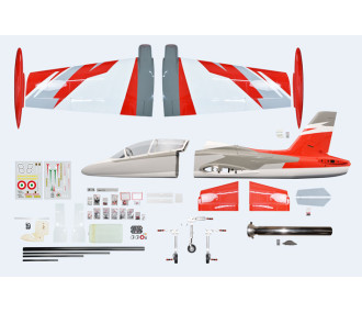 Jet-AERMACCHI MB-339 2,7m 106.3’’ ARF COMPOSITE-PHOENIX MODEL