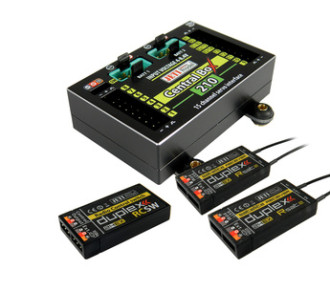Central Box 210 Duplex 2.4EX + 2x Rsat2 + 1x RC switch - Jeti
