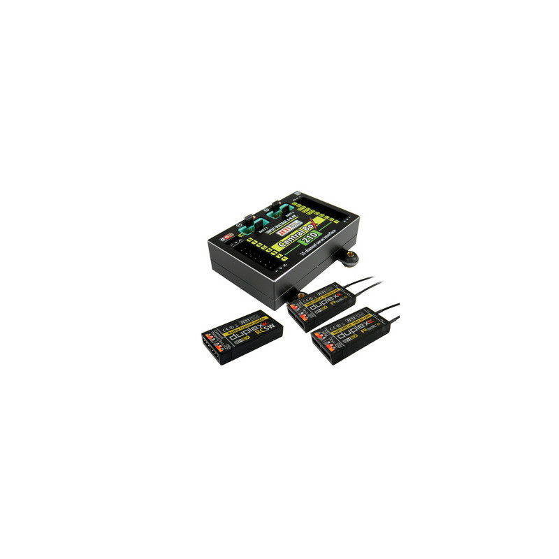 Central Box 210 Duplex 2.4EX + 2x Rsat2 + 1x RC switch - Jeti