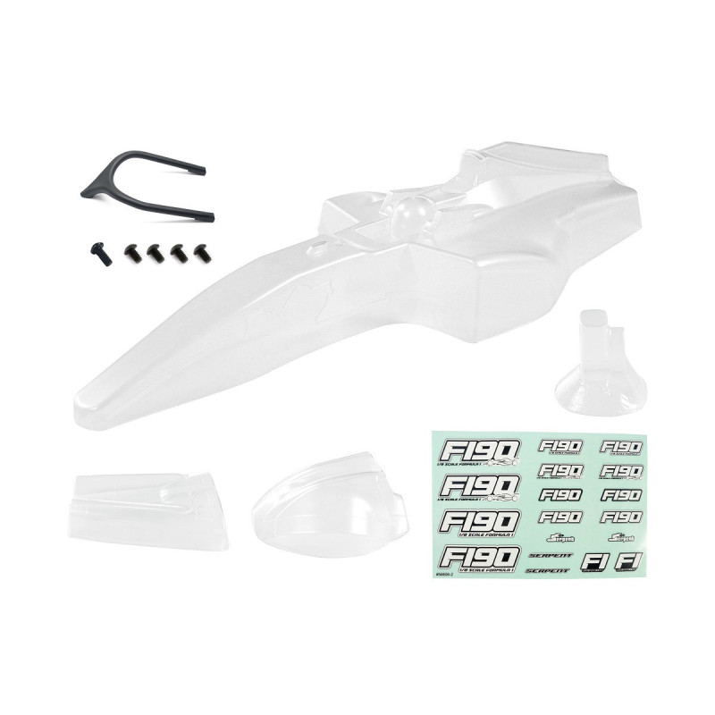 Serpent carrosserie transparente  F190 (SER302050) SER-302050 