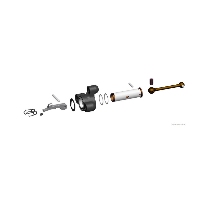 Serpent | Wheel axle set foam ARRIERE (2) F190 (SER302073) 