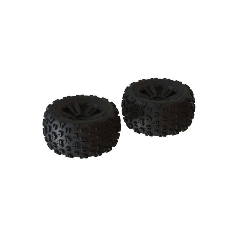 ARRMA dBoots  Copperhead2 MT  Tire Set Black - Pair - ARA550059