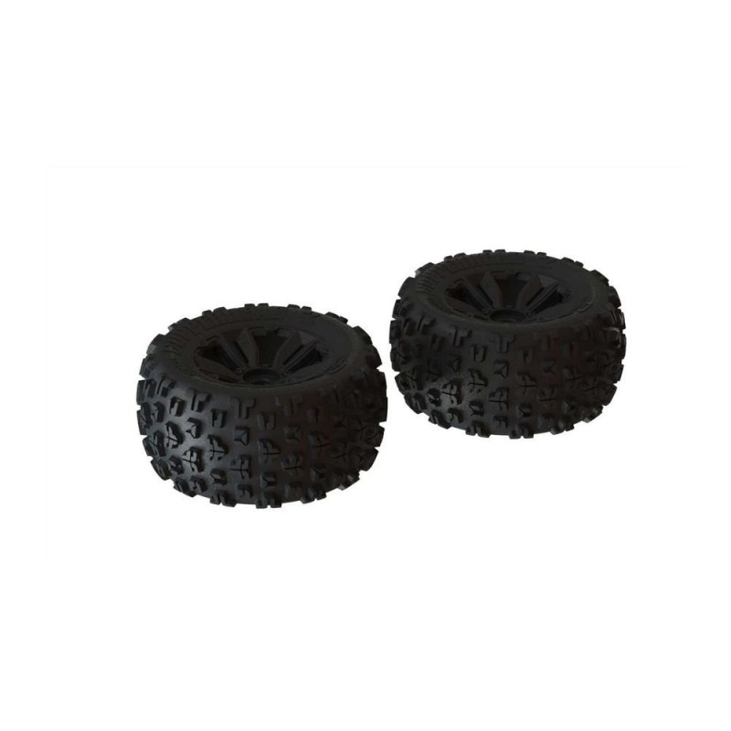 ARRMA dBoots Copperhead2 MT Tire Set Black - Pair - ARA550059