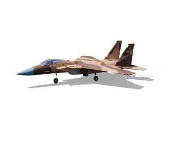 XFLY 710mm F-15 EDF TWIN 40mm JET Camo