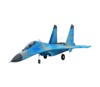 XFLY 750mm SU-27 EDF  TWIN 50mm JET - Camo bleu