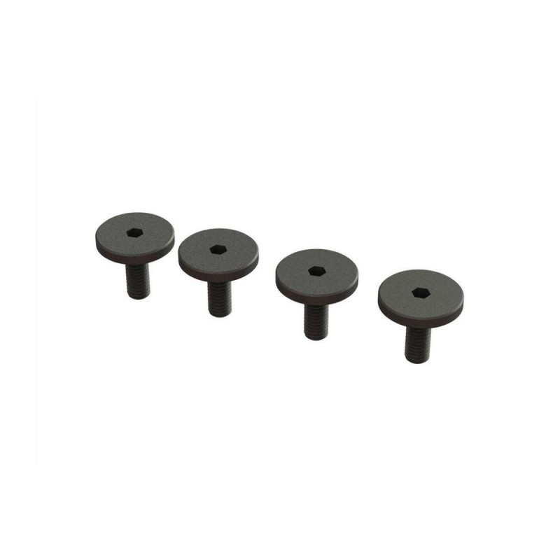 ARRMA Tornillo Cabeza Grande M3x8mm (4) - ARA727308