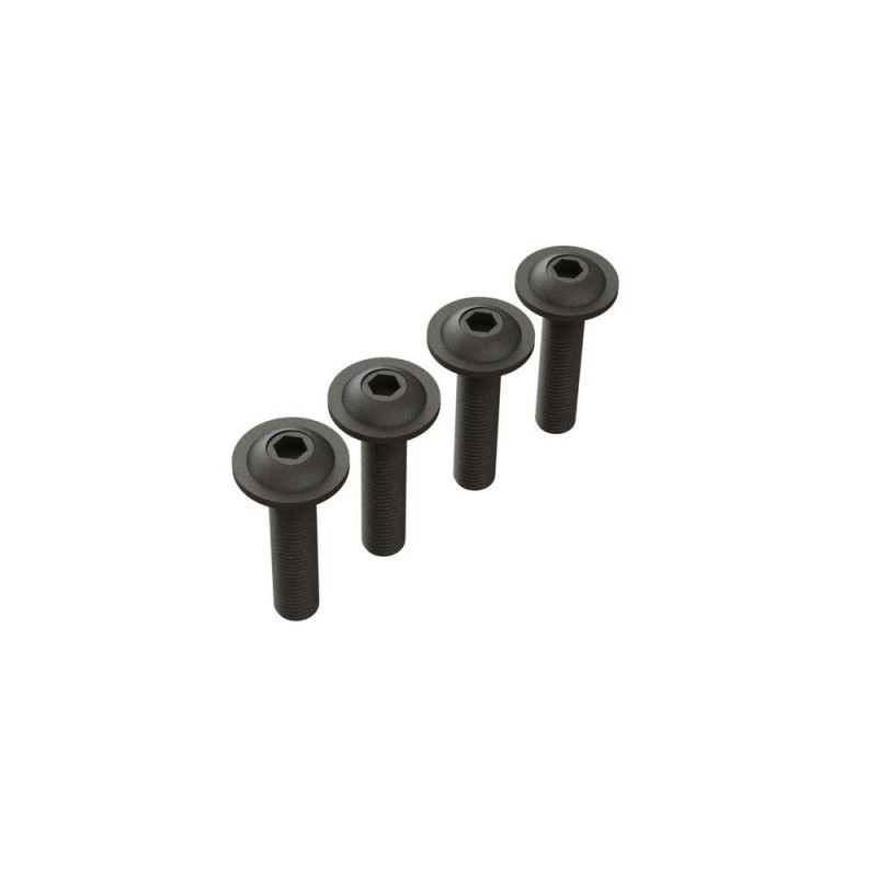 ARRMA Button Head Screw Flanged M4x14mm (4) - ARA727412