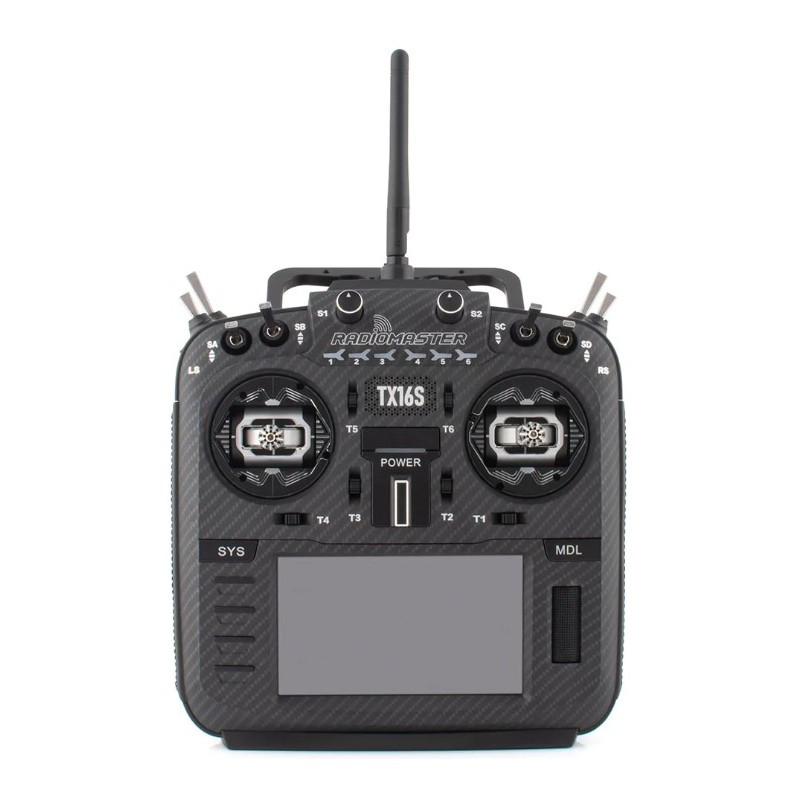 RadioMaster TX16s MKII MAX ELRS Black 16ch 2,4GHz