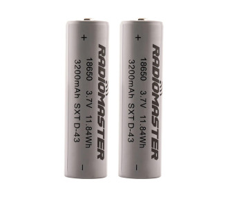 Accu Lion RadioMaster 18650 3200mah (pour TX16S / TX12 Boxer / Pocket)