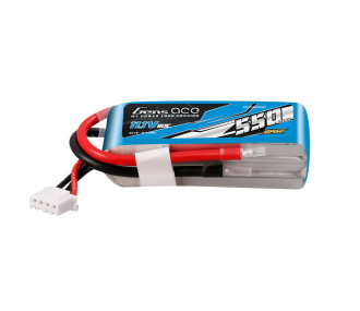 Batterie Gen ace lipo 3S 11.1V 550mAh 80C fils à souder 