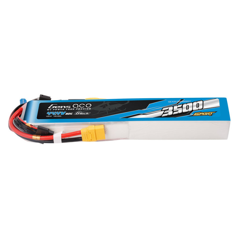 Batterie Gen ace lipo 12S 44.4V 3500mAh 80C prise XT90