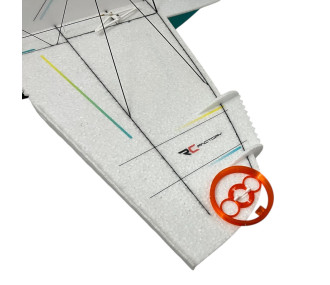 Avion RC Factory Clik ICL rouge env.0.83m