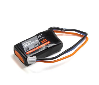 7.4V 300mAh 2S 30C LiPo Battery prise PH