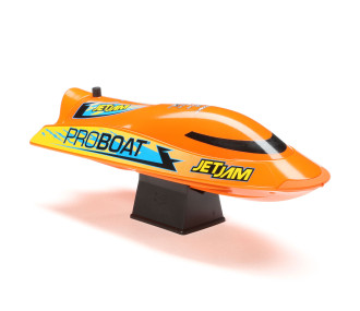 Jet Jam V2 12" Self-Righting Pool Racer Brushed RTR, Orange