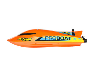 Jet Jam V2 12" Self-Righting Pool Racer Brushed RTR, Orange