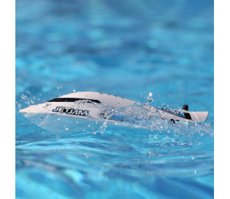 Jet Jam V2 12" Self-Righting Pool Racer Brushed RTR, White