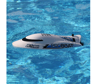 Jet Jam V2 12" Self-Righting Pool Racer Brushed RTR, White