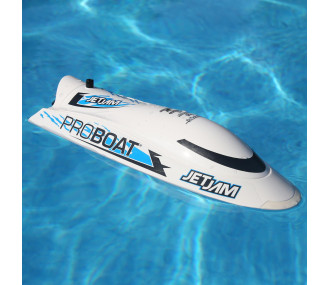 Jet Jam V2 12" Self-Righting Pool Racer Brushed RTR, White