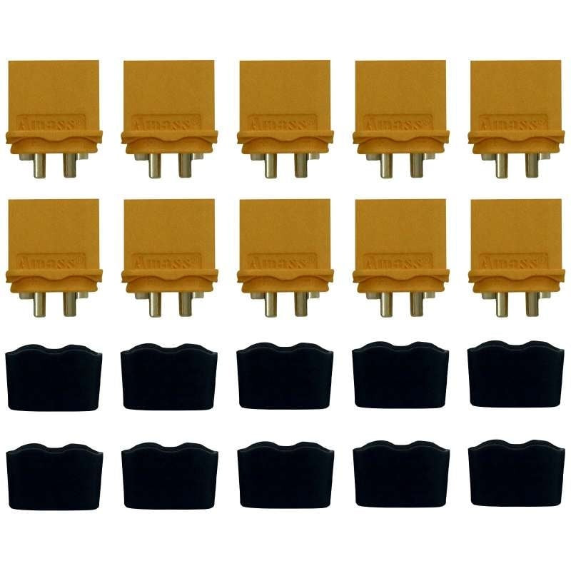 XT60 L Stecker mit Kappe (10 Stck.)