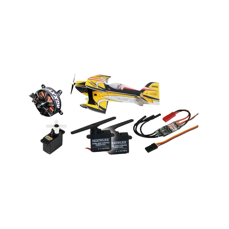 Multiplex Challenger jaune/noir High Performance Set env.0.85m