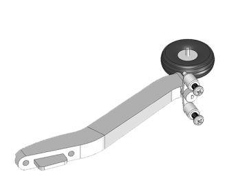 224304 - Set de roulette de queue av. Ressort et vis Extra 300 S