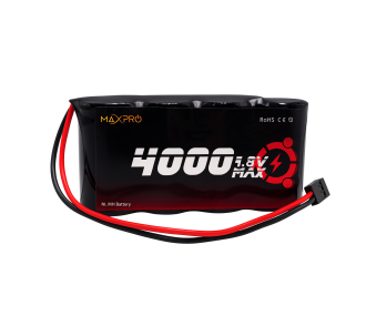 Batterie 4,8V 4000mAh NiMh flach FLASH RC