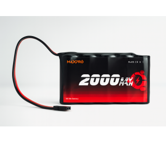 Batterie 6,0V 2000mAh NiMh plat MaxPro