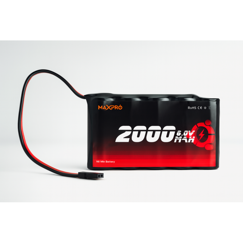 Batterie 6,0V 2000mAh NiMh plat MaxPro