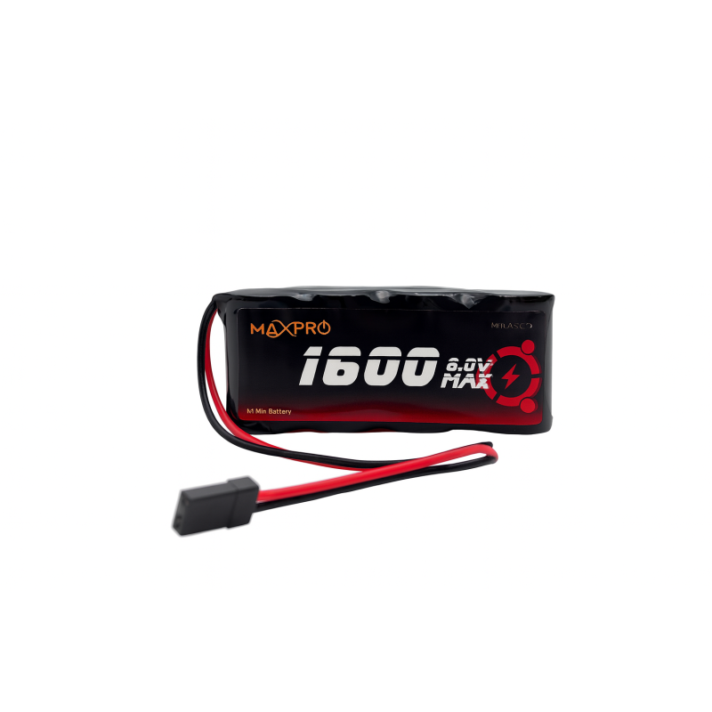 Battery 6,0V 1600mAh NiMh flat FLASH RC