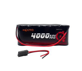 Batterie 6,0V 4000mAh NiMh plat MaxPro
