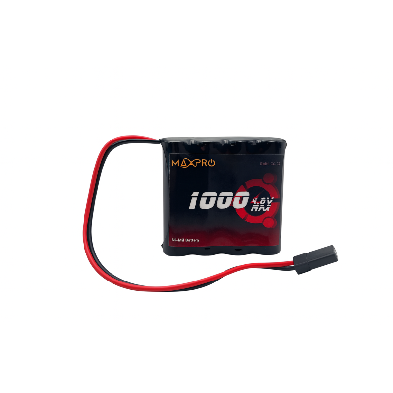 Batterie 4,8V 1000mAh NiMh plat MaxPro