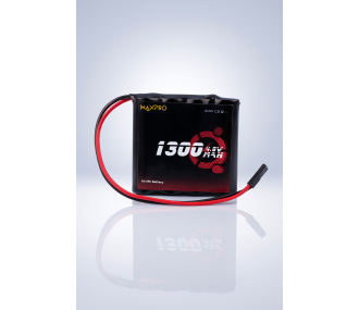 Batería 4,8V 1300mAh NiMh plana AA FLASH RC