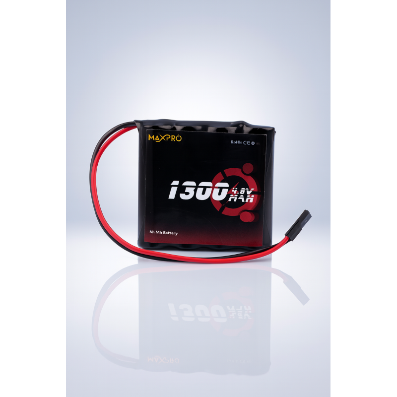 Batería 4,8V 1300mAh NiMh plana AA FLASH RC