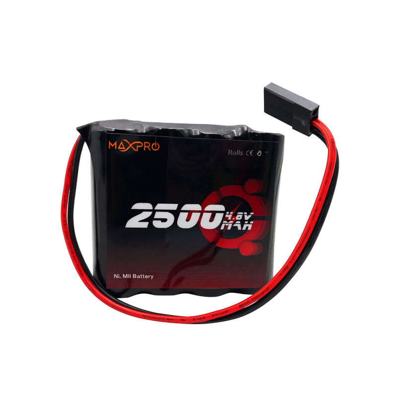 Batterie 4,8V 2500mAh NiMh plat AA MaxPro