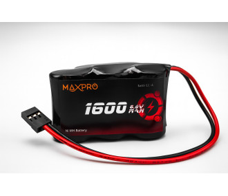 6.0V 1600mAh NiMh Batteria a goccia (formato piramide) FLASH RC