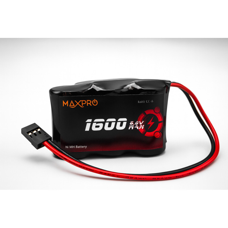 Batterie 6,0V 1600mAh NiMh Hump (Pyramidenformat) FLASH RC