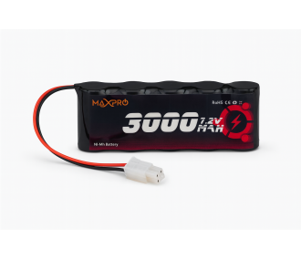 Batterie NiMh 7.2V 3000mAh, Prise Tamiya MaxPRO