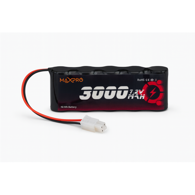 Batterie NiMh 7.2V 3000mAh, Prise Tamiya MaxPRO