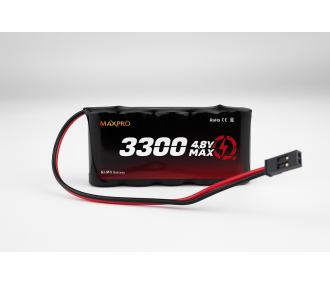 Battery 4,8V 3300mAh NiMh flat FLASH RC