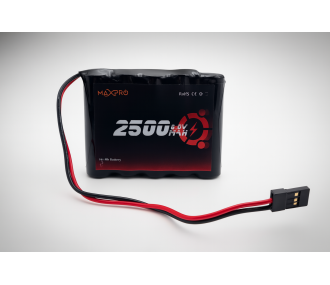 Batterie 6,0V 2500mAh NiMh plat AA MaxPro