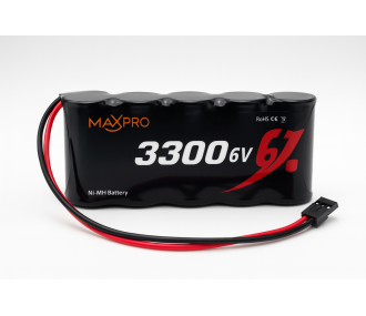 Batterie 6,0V 3300mAh NiMh plat FLASH RC