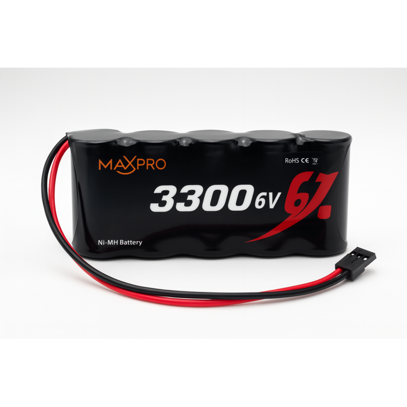 6.0V 3300mAh NiMh batteria piatta FLASH RC