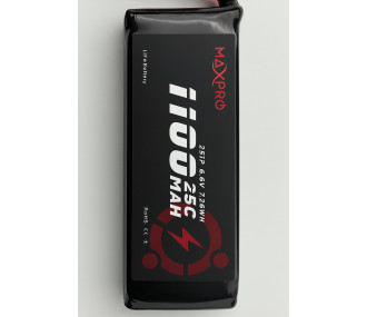Batterie LiFe MaxPro 6.6V 1100mAh 25C JR/MPX