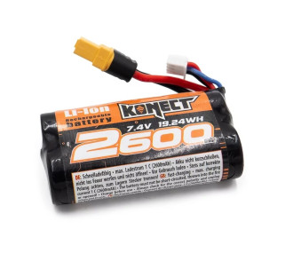 Batterie Konect Li-Ion XT60 7.4V 2600 mAh 15C