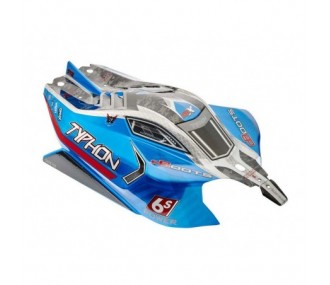 ARRMA AR406118 Carrocería Pintada Azul C/Decals Typhoon 6S BLX