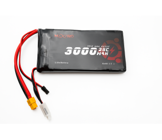 Batterie LiFe MaxPro 9.9V 3000mAh 25C JR/XT60