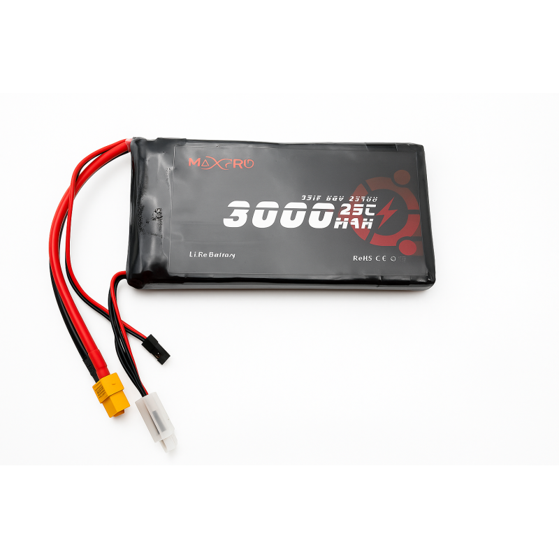 Batterie LiFe MaxPro 9.9V 3000mAh 25C JR/XT60