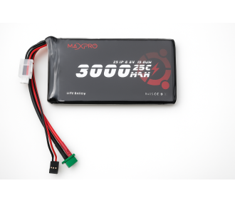Batterie LiFe MaxPro 6.6V 3000mAh 25C JR/MPX