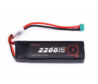 Batterie LiFe MaxPro 6.6V 2200mAh 25C JR/MPX